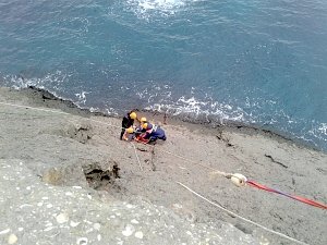 Турист упал со скалы в бухту Аю-Дага