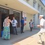 В Феодосии возле избирательных участков развернули сельхозярмарки
