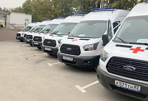 Крымская «скорая помощь» получила 10 новых автомобилей