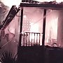 В Бахчисарайском районе горел двухэтажный дом
