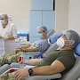 В Севастополе сотрудники полицейского спецназа участвовали в донорской акции «Сдай кровь – спаси жизнь!»