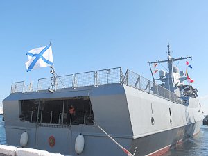 Патрульный корабль «Василий Быков» вернулся с боевой службы
