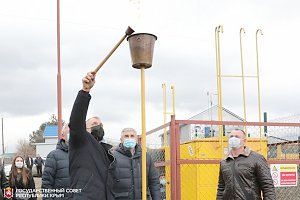 Торжественный пуск природного газа в сёлах Голубинка и Нижняя Голубинка Бахчисарайского района