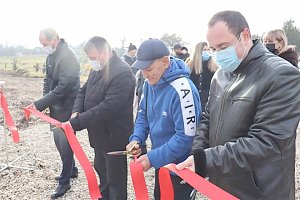 В селах Сакского района продолжается открытие спортивных площадок и благоустройство территорий