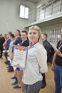 В УМВД России по г. Севастополю прошли ежегодные соревнования по гиревому спорту между сотрудников