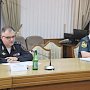 Министр внутренних дел по Республике Крым принял участие в заседании Оперативного штаба по ликвидации последствий ЧС в городе Ялте