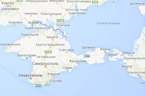 Подарок ко Дню незалежности. Google стёр на своих картах границу между Крымским полуостровом и Россией