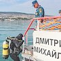 Специалисты МЧС возобновили разминирование затопленного у берегов Феодосии теплохода