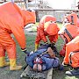 Спасатели ликвидировали условный разлив химических веществ на заводе в Армянске