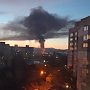 Пожар уничтожил склад в Симферополе