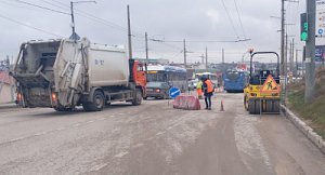 Госавтоинспекция Севастополя осуществляет контроль за проведением дорожных работ на дорогах города