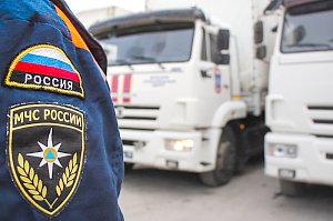 МЧС России доставлено ещё более 430 тонн гуманитарной помощи жителям Донбасса и Украины