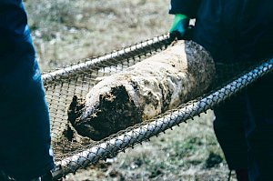 Найденная в пригороде Севастополя 50-килограммовая бомба времён Великой Отечественной вывезена и уничтожена силами МЧС России