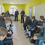 Севастопольские полицейские провели профилактическую беседу с футболистами спортивной школы № 3