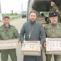 Крымские священники доставили гуманитарный груз в Мелитополь
