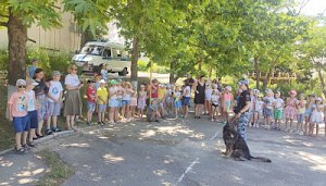 Севастопольские полицейские продолжают рассказывать детям о преимуществах здорового образа жизни