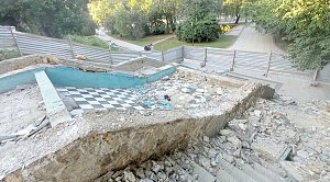 «Шахматный» фонтан в Екатерининском парке Симферополя отремонтируют до конца года