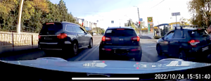 Госавтоинспекция Севастополя информирует о принятых мерах к водителю автомобиля, допустившего грубые нарушения Правил дорожного движения