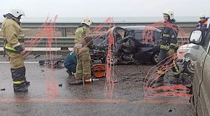 В ДТП на Крымском мосту погибли три человека – МВД