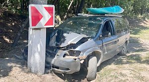 Водитель и 6 детей пострадали в минивэне в ДТП на трассе Симферополь – Ялта
