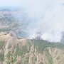 Пожар в горах под Судаком локализовали на площади 15 гектаров